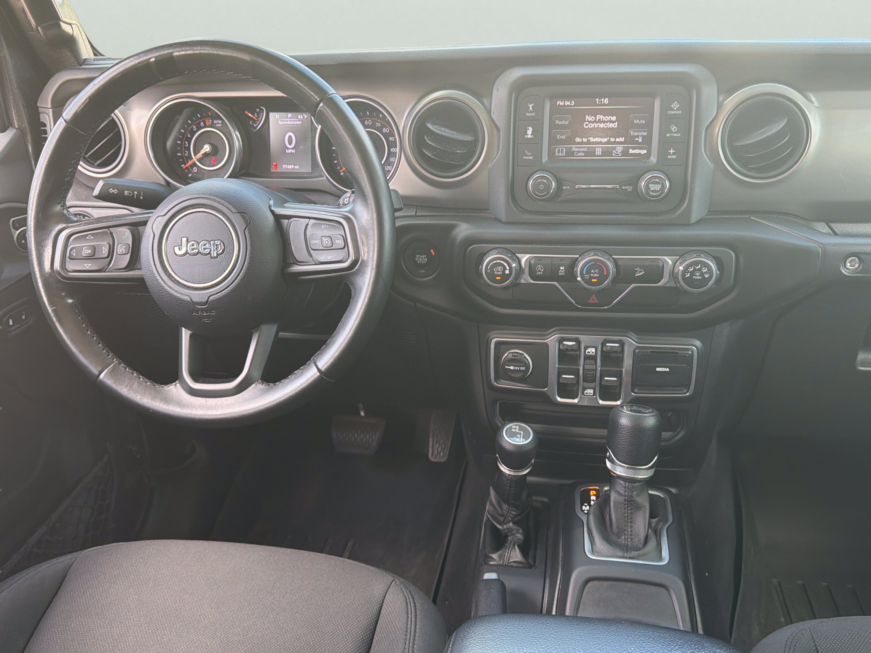 Used 2018 Granite Crystal Metallic Clearcoat Jeep Sport S image 9