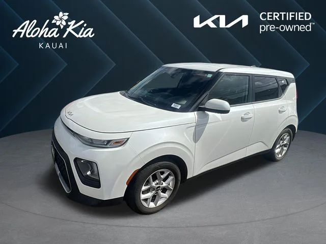 Certified Used 2022 White Kia LX image 1