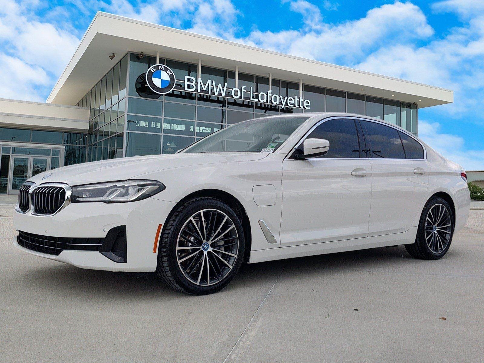Certified Used 2023 Alpine White BMW 530e image 1