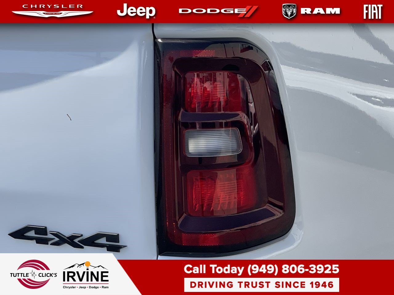 New 2026 Bright White Clear-Coat Exterior Paint RAM Laramie image 9