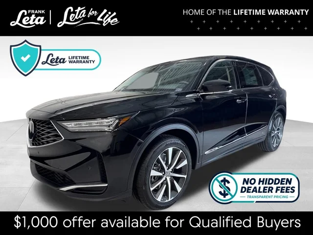 New 2026 Acura MDX Technology Package