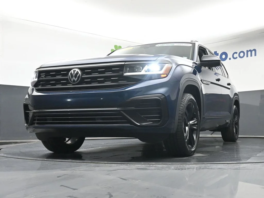 Certified Used 2023 Blue Volkswagen 3.6L V6 SEL R-Line image 7
