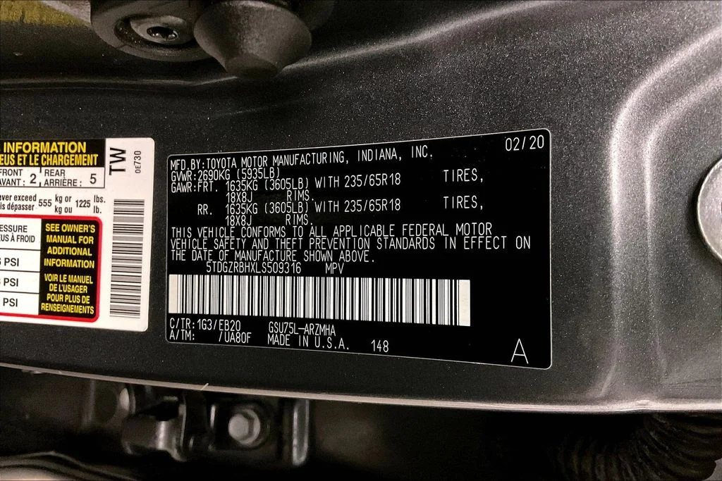 Certified Used 2020 Gray Toyota XLE image 41