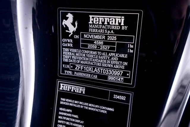 Used 2026 Blu Pozzi Ferrari  image 70