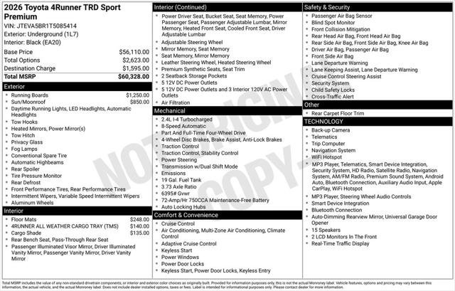 Certified Used 2026 UNDERGROUND Toyota  image 38