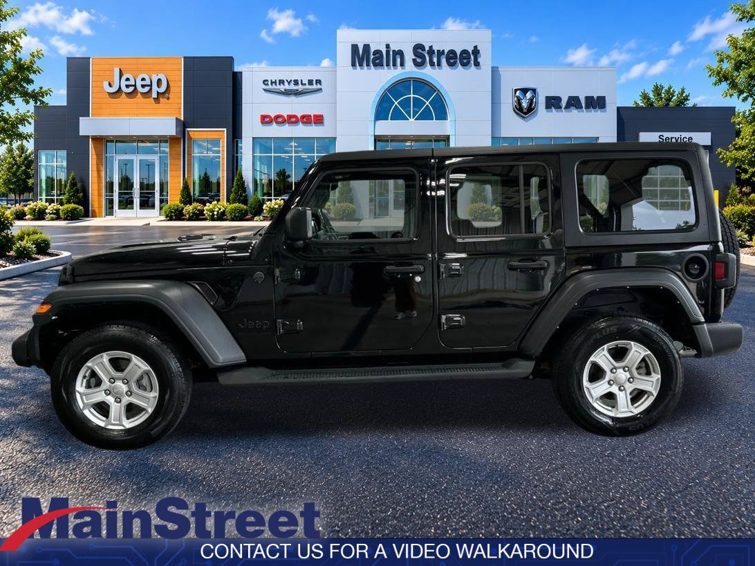 Used 2023 Jeep Wrangler 4-Door Sport S with VIN 1C4HJXDN7PW562757 for sale in Kansas City