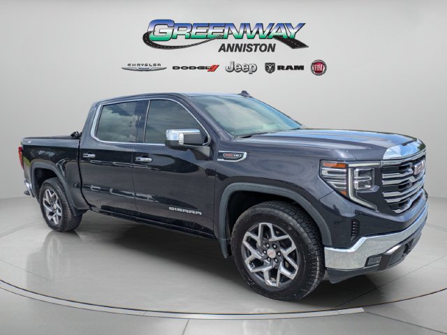 Used 2022 Titanium Rush Metallic GMC SLT image 2