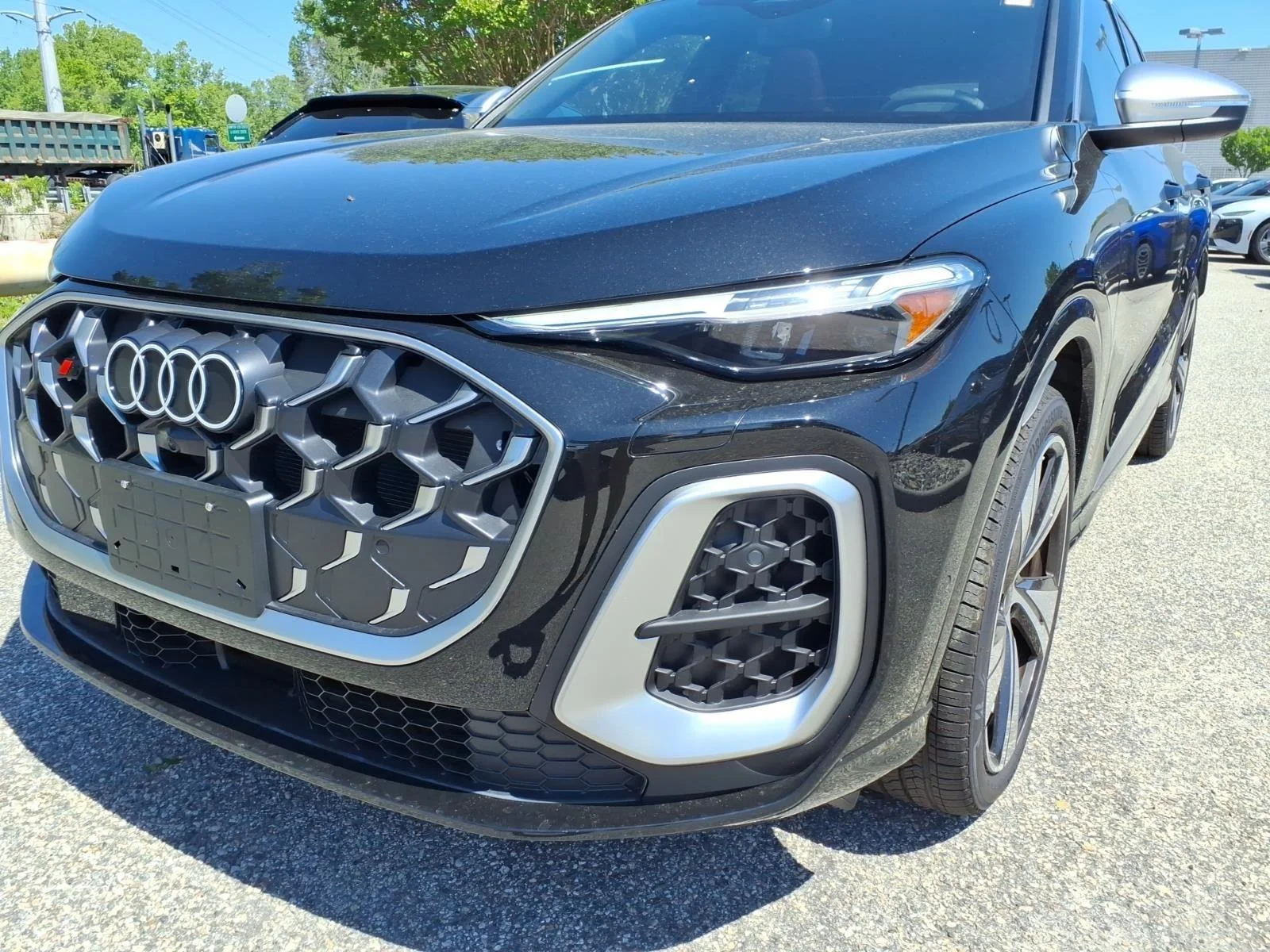 New 2025 Mythos Black Metallic Audi Premium Plus image 2