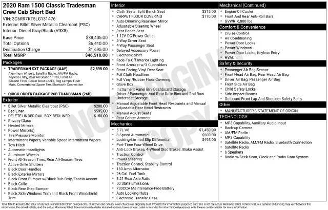 Used 2020 Silver Ram Tradesman image 7