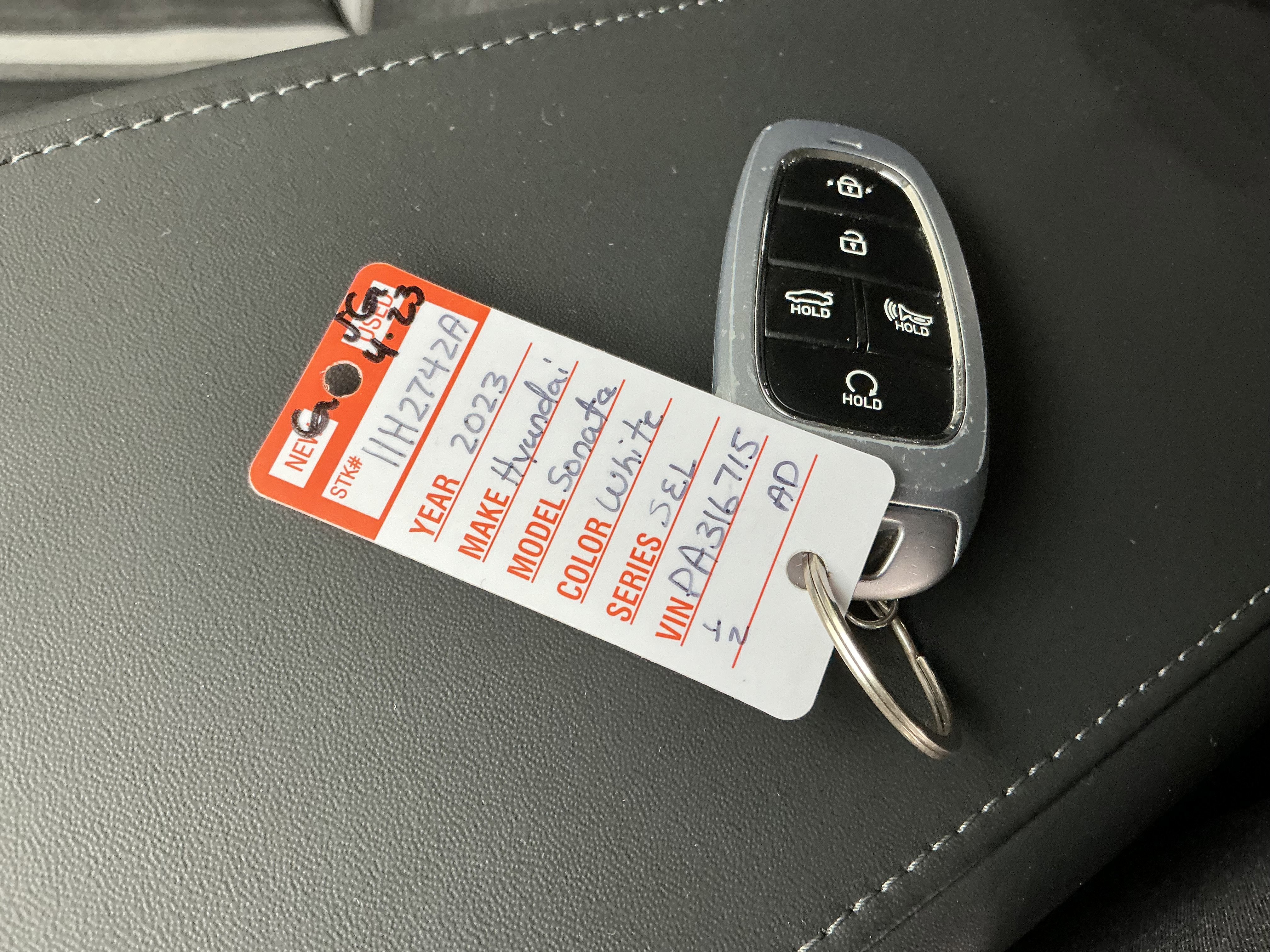 Certified Used 2023 Serenity White Hyundai SEL image 8