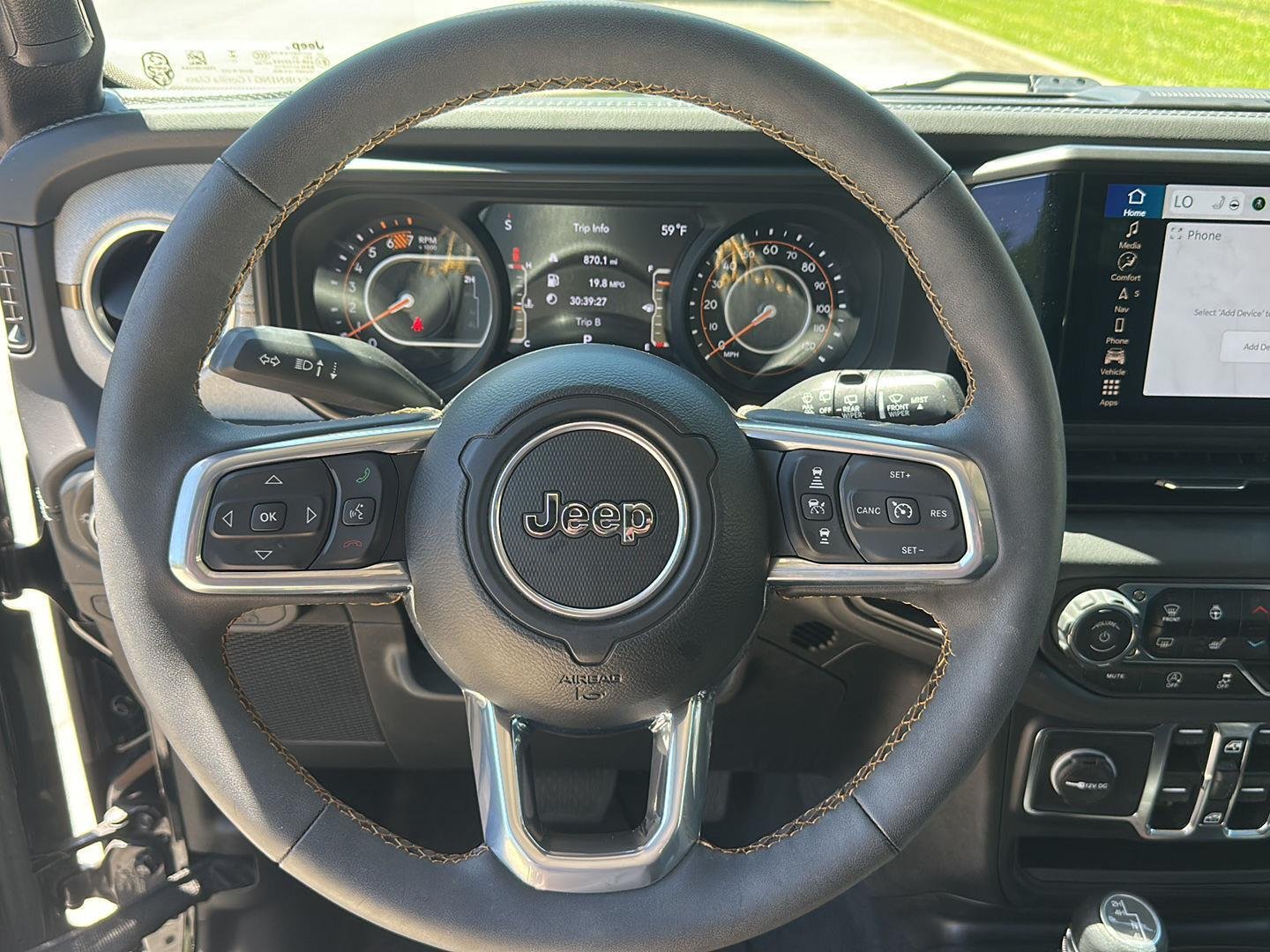 Used 2024 Black Clearcoat Jeep Sahara image 14