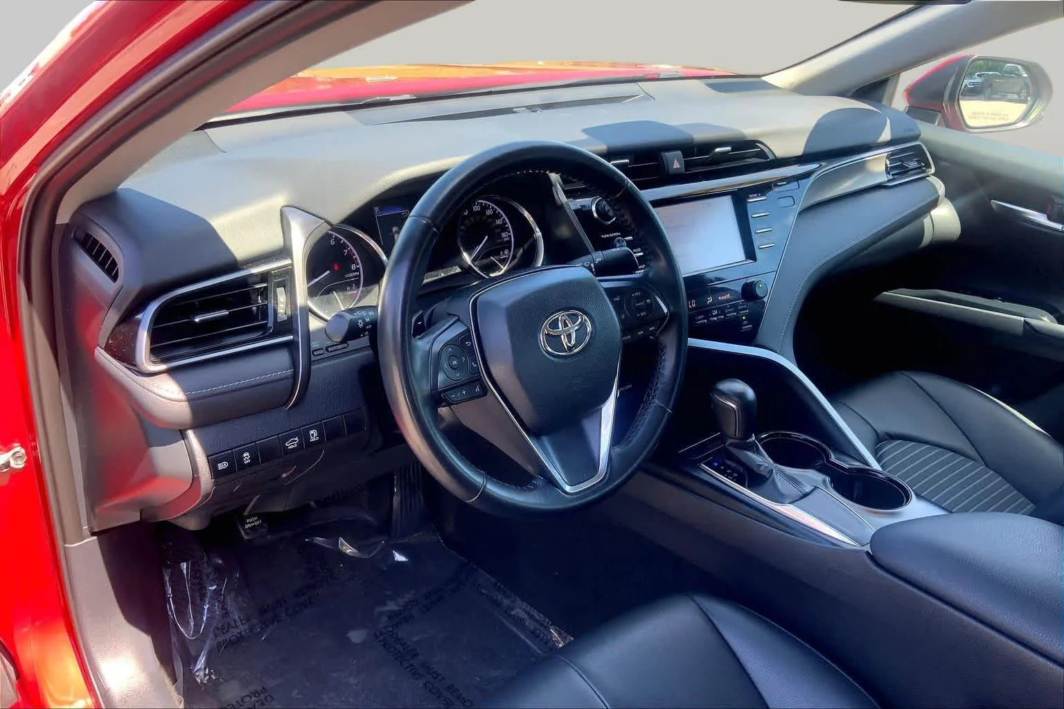 Certified Used 2019 Supersonic Red Toyota SE image 36