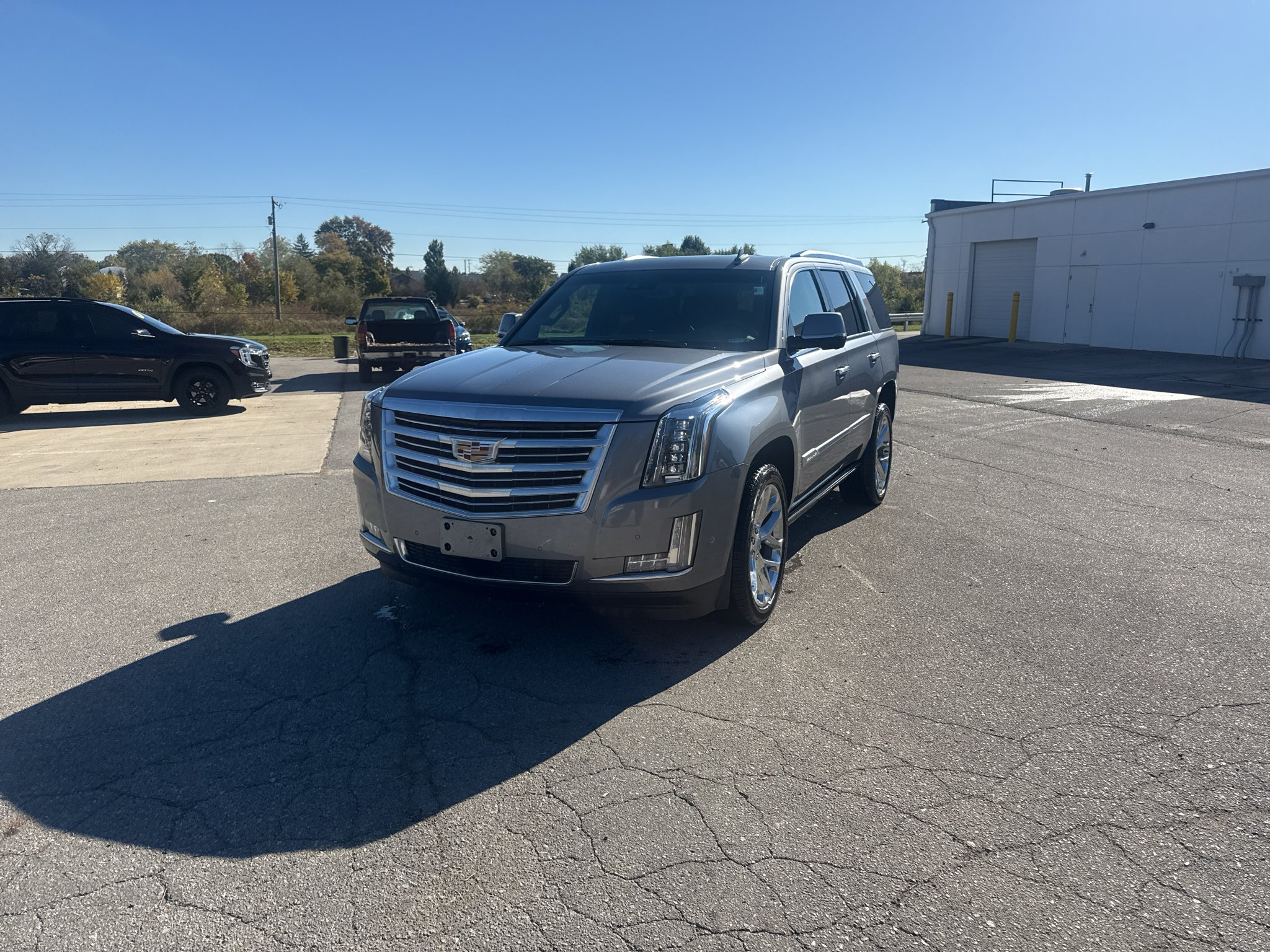 Used 2019 SATIN STEEL METALLIC Cadillac Platinum image 1