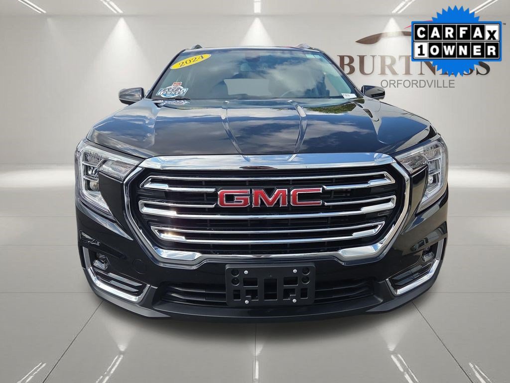 Used 2024 Ebony Twilight Metallic GMC SLT image 3