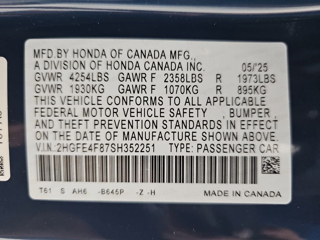 2025 Honda Civic Sport - Photo 42