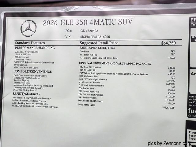 2026 Mercedes-Benz GLE GLE350 - Photo 64