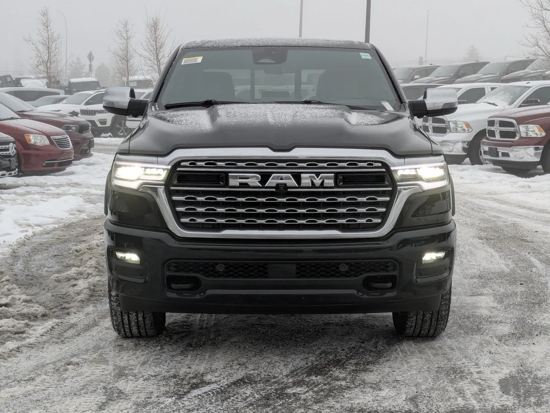 New 2026 Black RAM Limited - - Pano Sunroof - Heads Up Display - Rambox Cargo & More! image 3