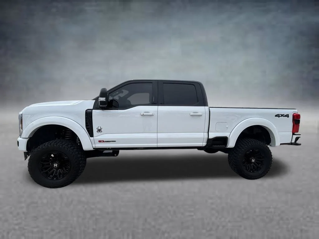 Used 2024 Oxford White Ford LARIAT LIFTED BLACK WIDOW PKG image 8