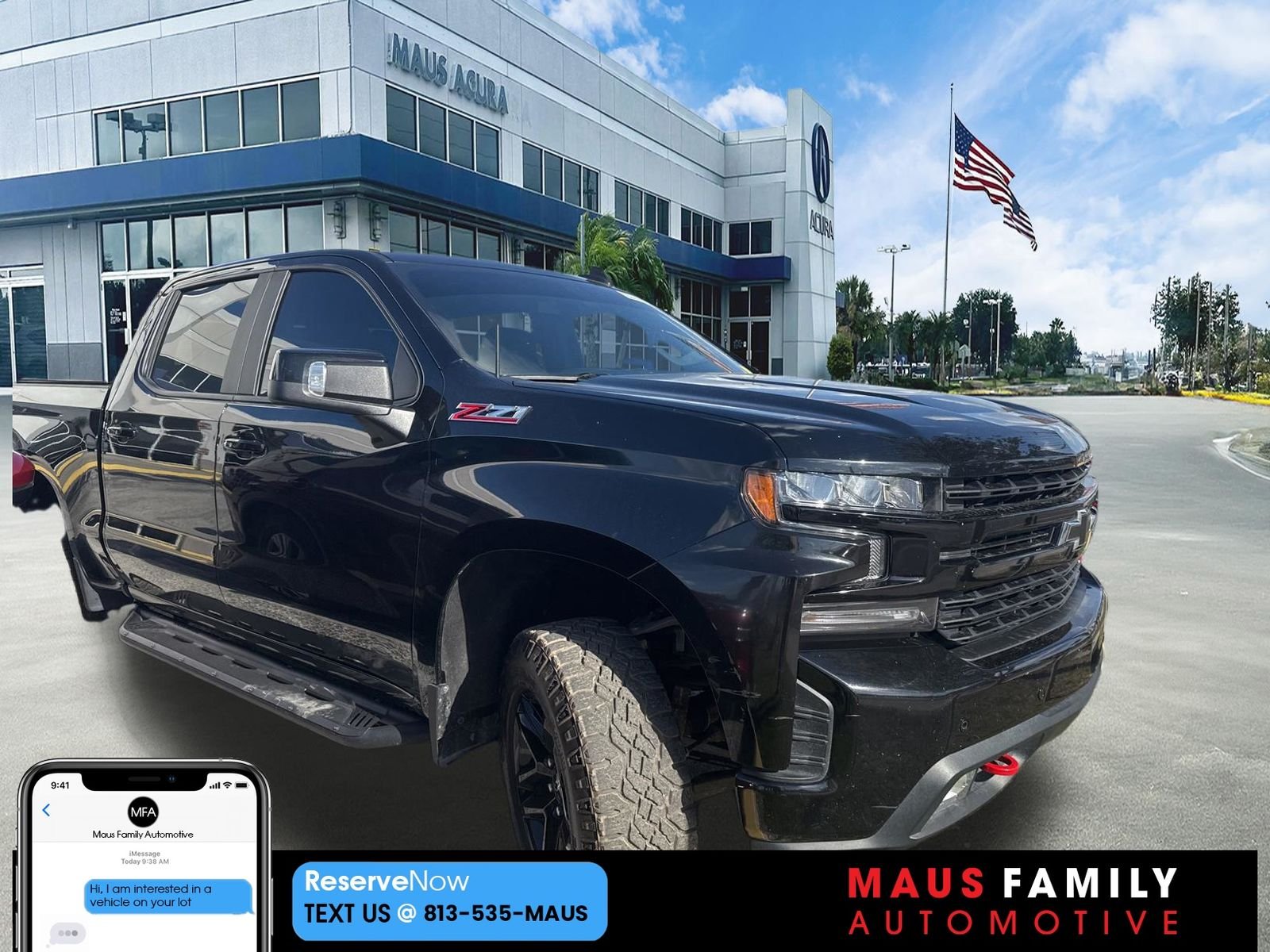 Used 2020 Black Chevrolet LT Trail Boss image 1