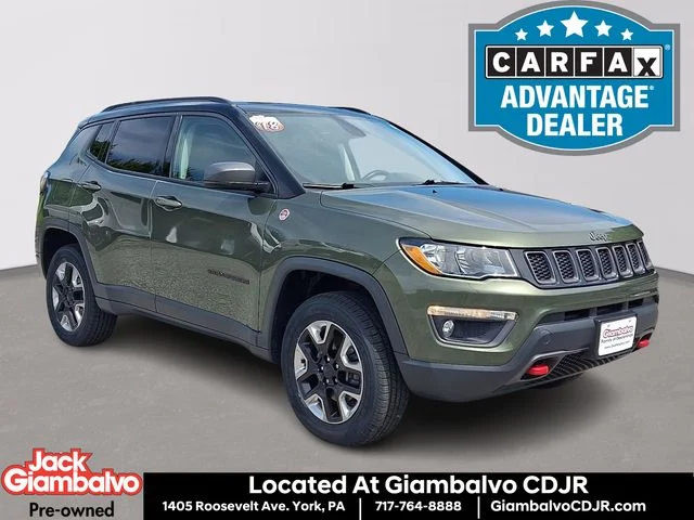 Used 2018 Green Jeep Trailhawk image 1