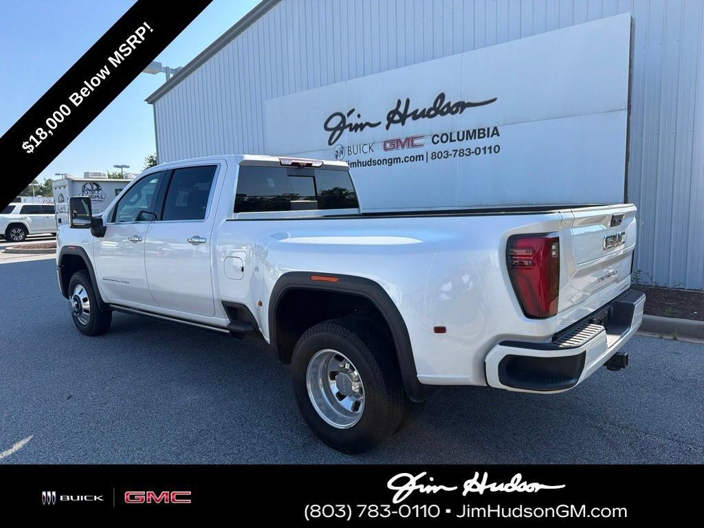 Used 2025 White Frost Tricoat GMC Denali Ultimate DRW image 3