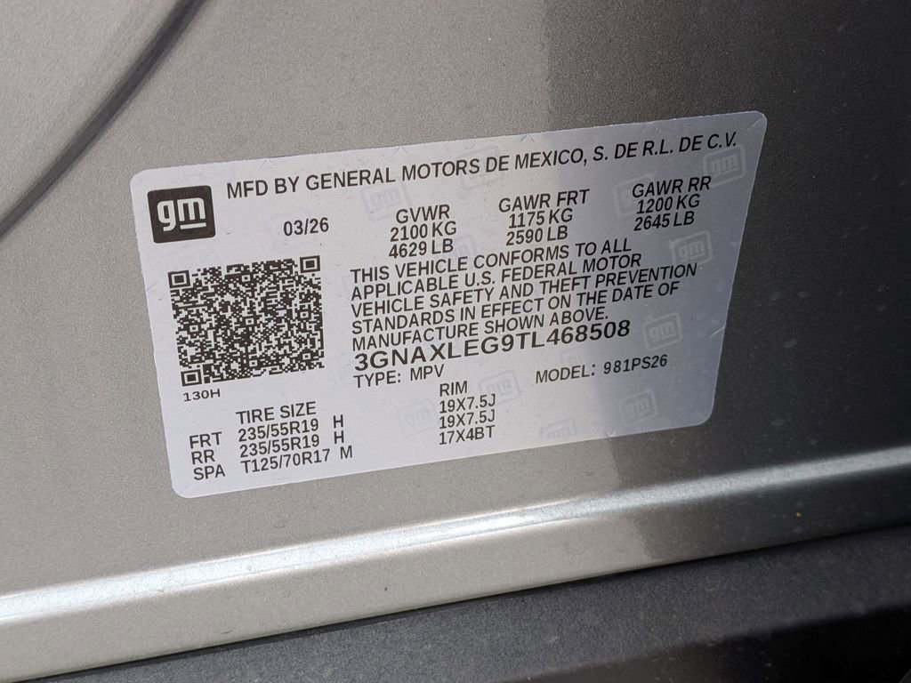 New 2026 Sterling Gray Metallic Chevrolet RS image 31