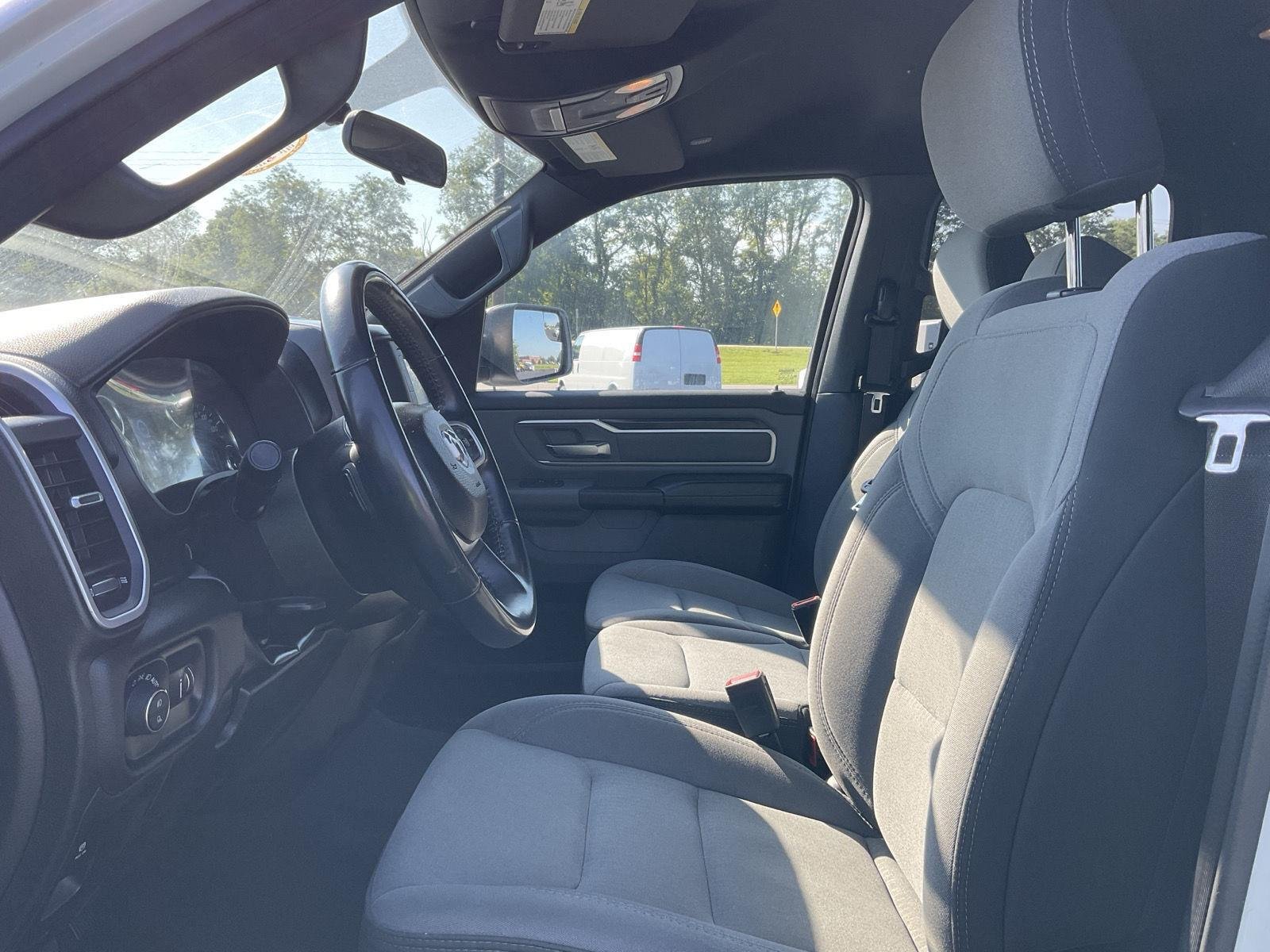 Used 2022 Bright White Clearcoat Ram Lone Star image 9