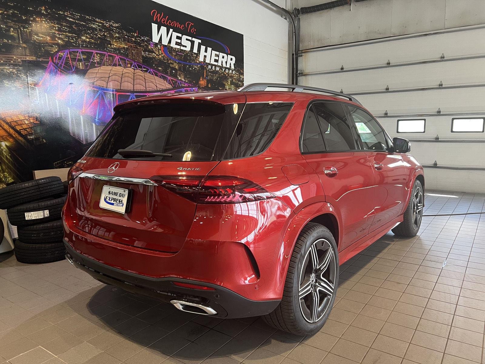 Used 2024 MANUFAKTUR Cardinal Red Metallic Mercedes-Benz GLE 350 image 6