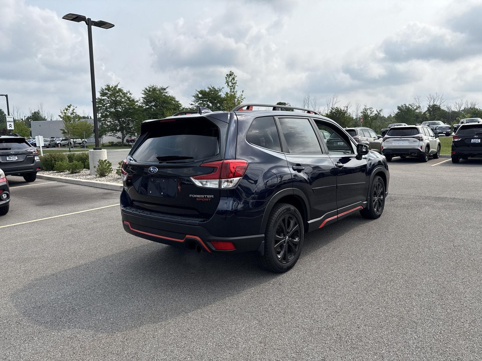 Used 2021 Dark Blue Pearl Subaru Sport image 4