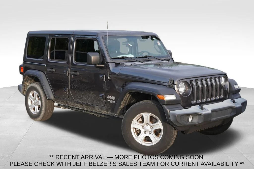 Used 2019 Crystal Metallic Jeep Unlimited Sport S image 1
