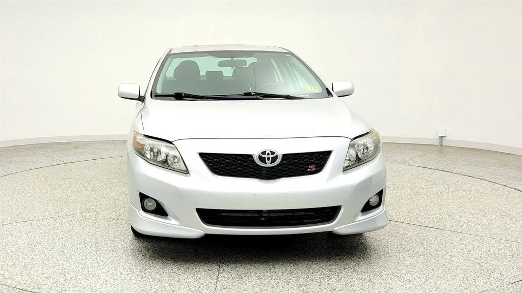 Used 2010 Classic Silver Metallic Toyota 4dr Sedan Manual S w/ Power Moonroof & 16