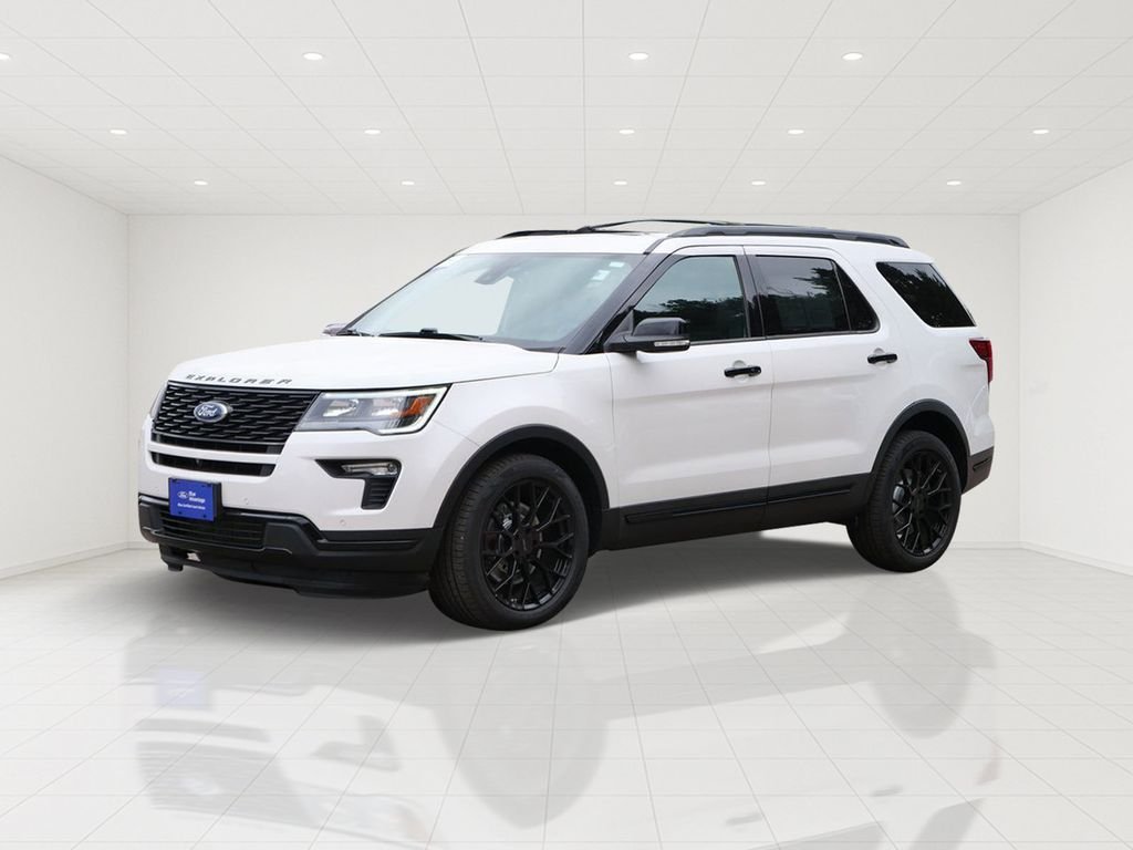 Certified Used 2018 White Ford Sport image 2