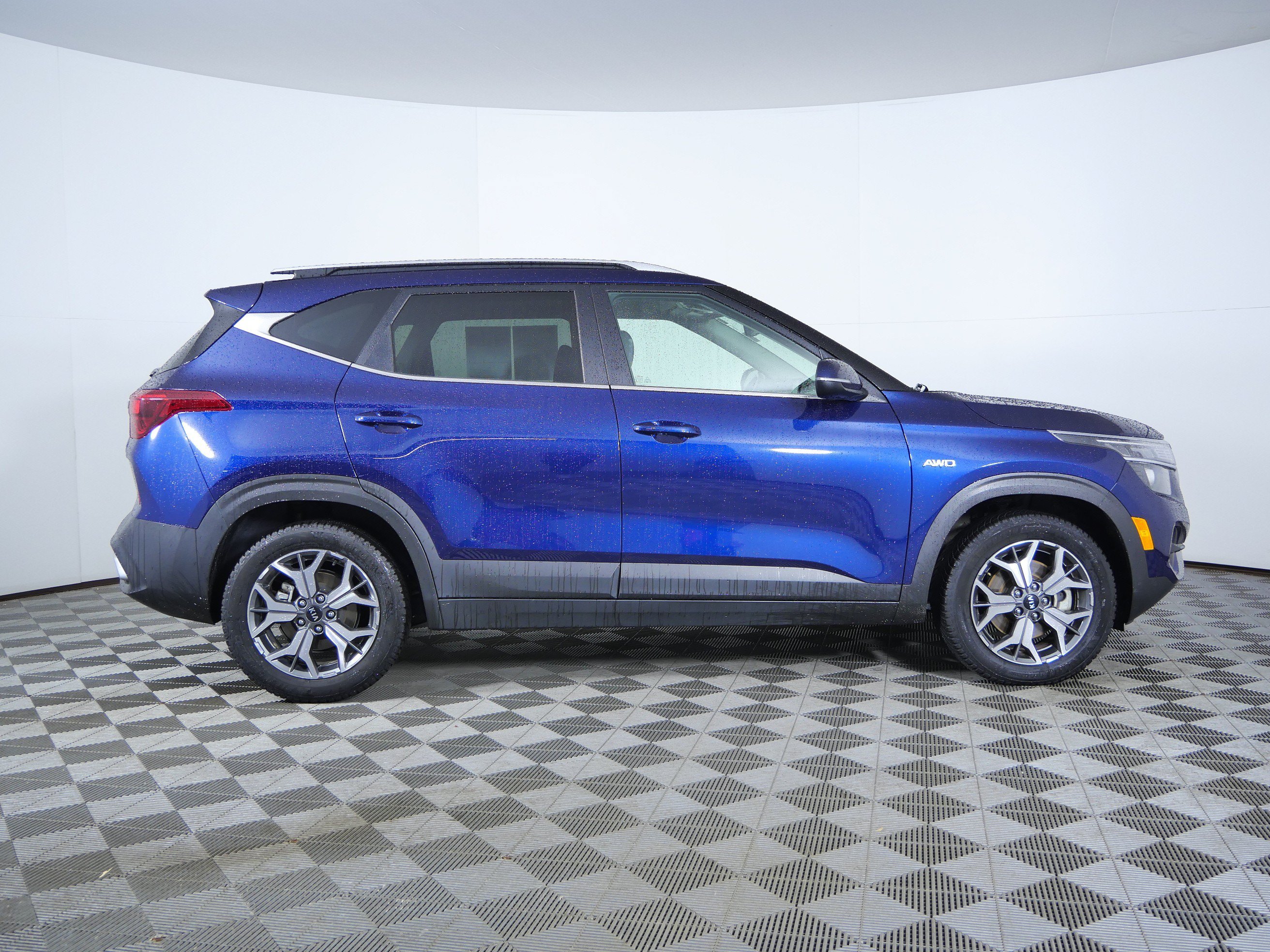 Used 2021 Dark Ocean Blue Kia EX image 8
