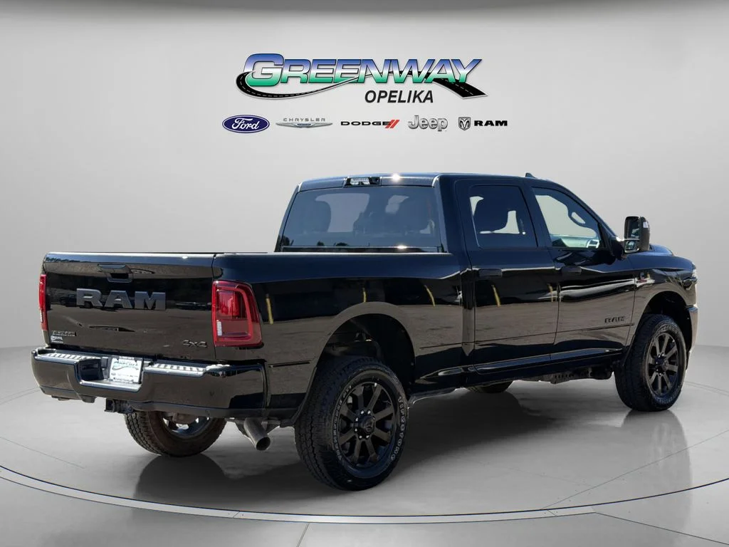 New 2025 Diamond Black Crystal Pearlcoat RAM Big Horn image 3