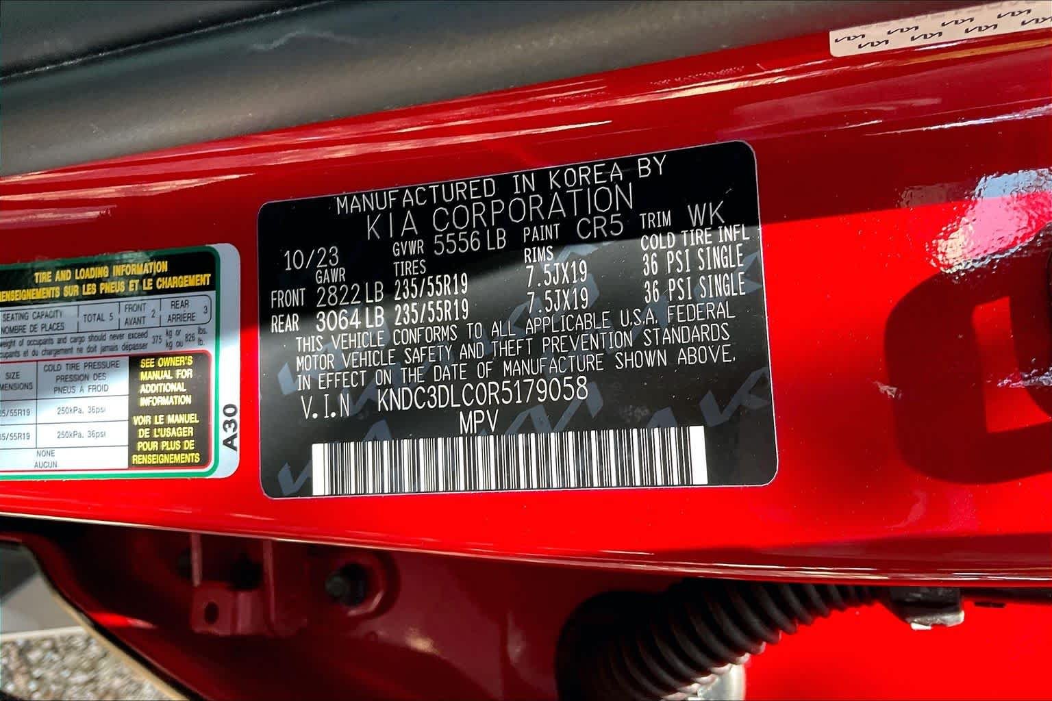 Used 2024 Runway Red Kia Light Long Range image 33