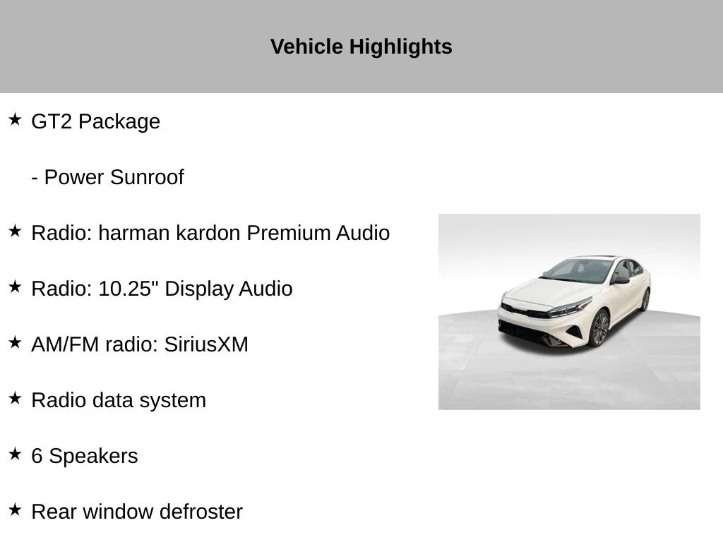 Certified Used 2023 White Kia GT image 15