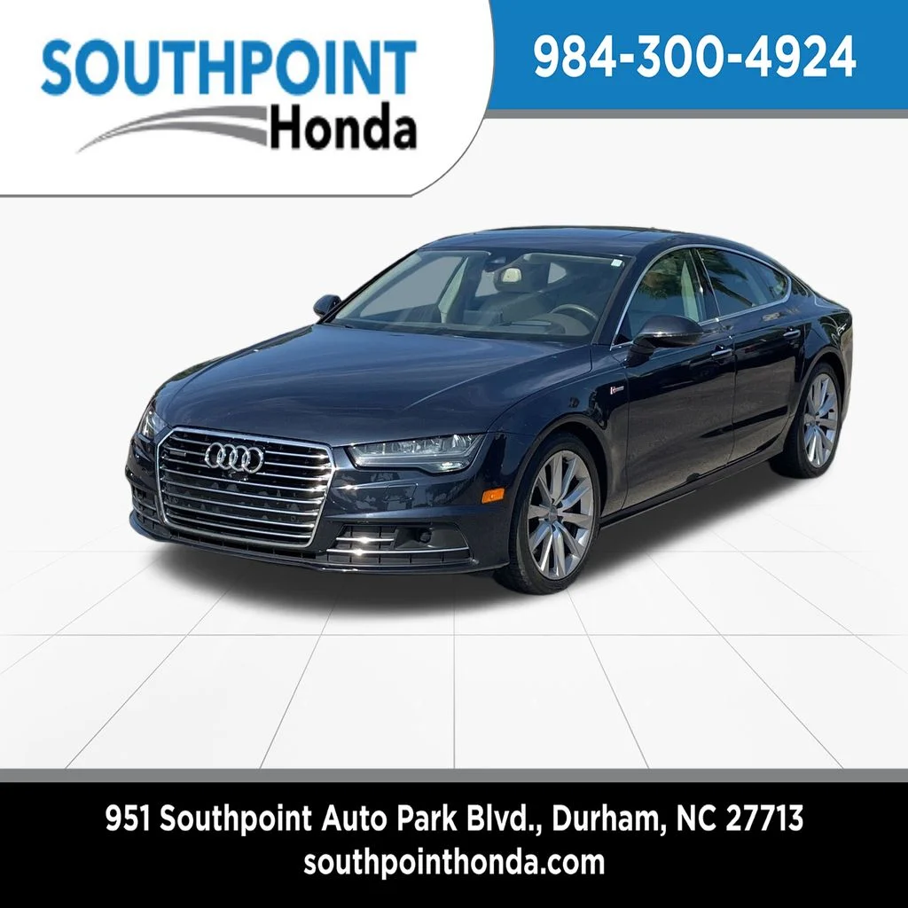 Used 2016 Moonlight Blue Audi 3.0T Prestige image 3
