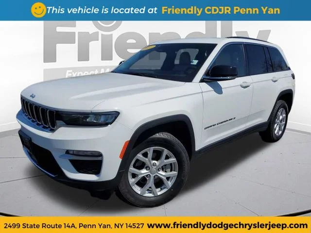 Used 2023 White Jeep Limited image 1