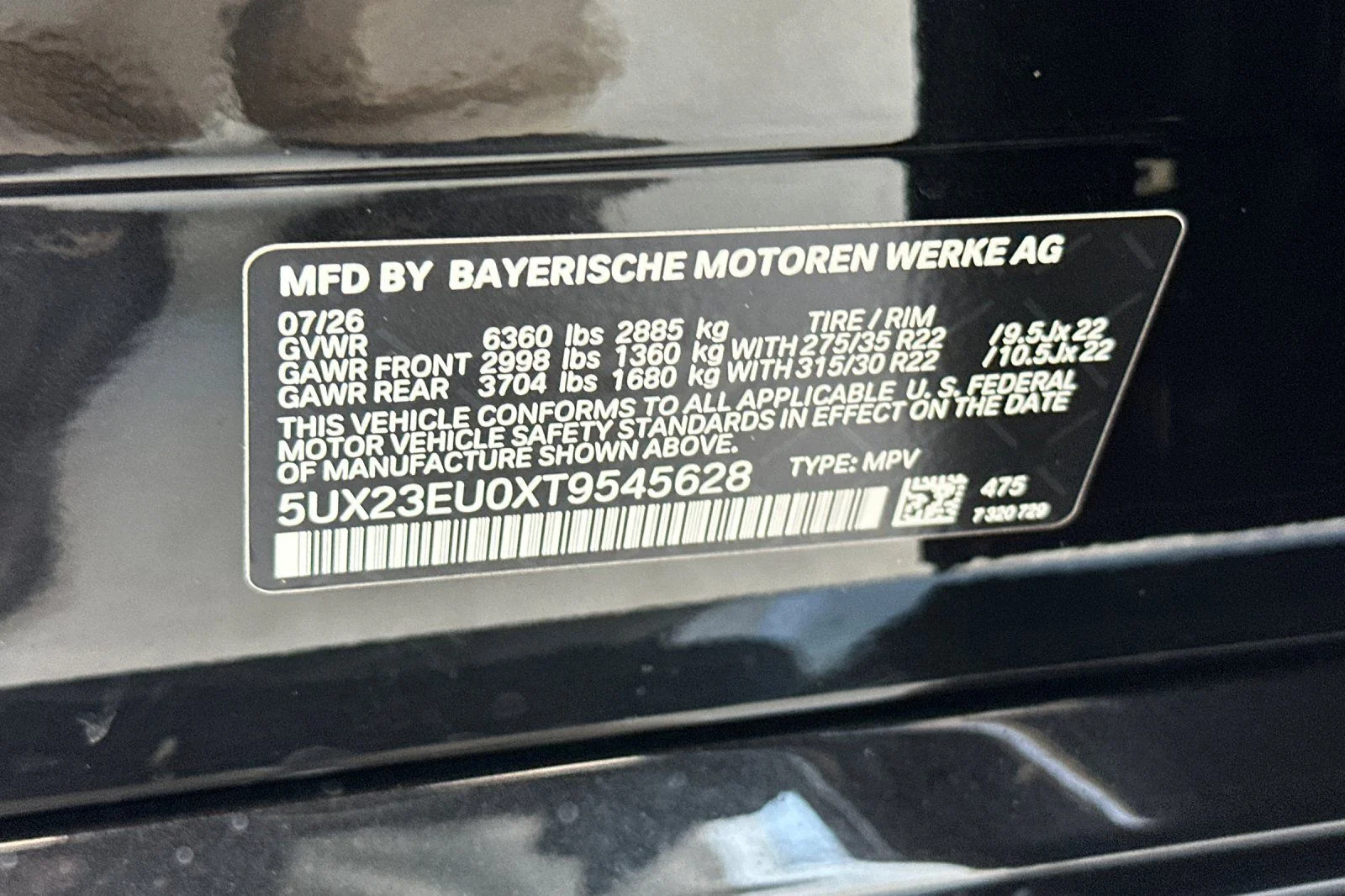 New 2026 Black Sapphire Metallic BMW xDrive40i image 23