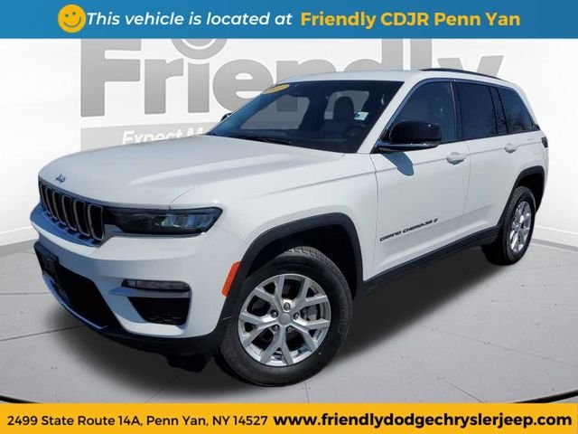 Used 2023 White Jeep Limited image 1