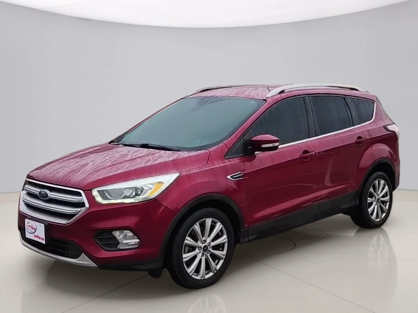 Used 2017 Red Ford TITANIUM image 1
