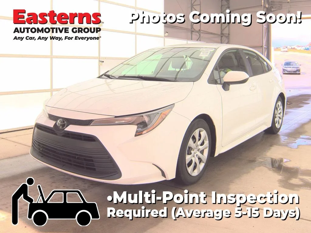 Used 2024 White Toyota LE image 1