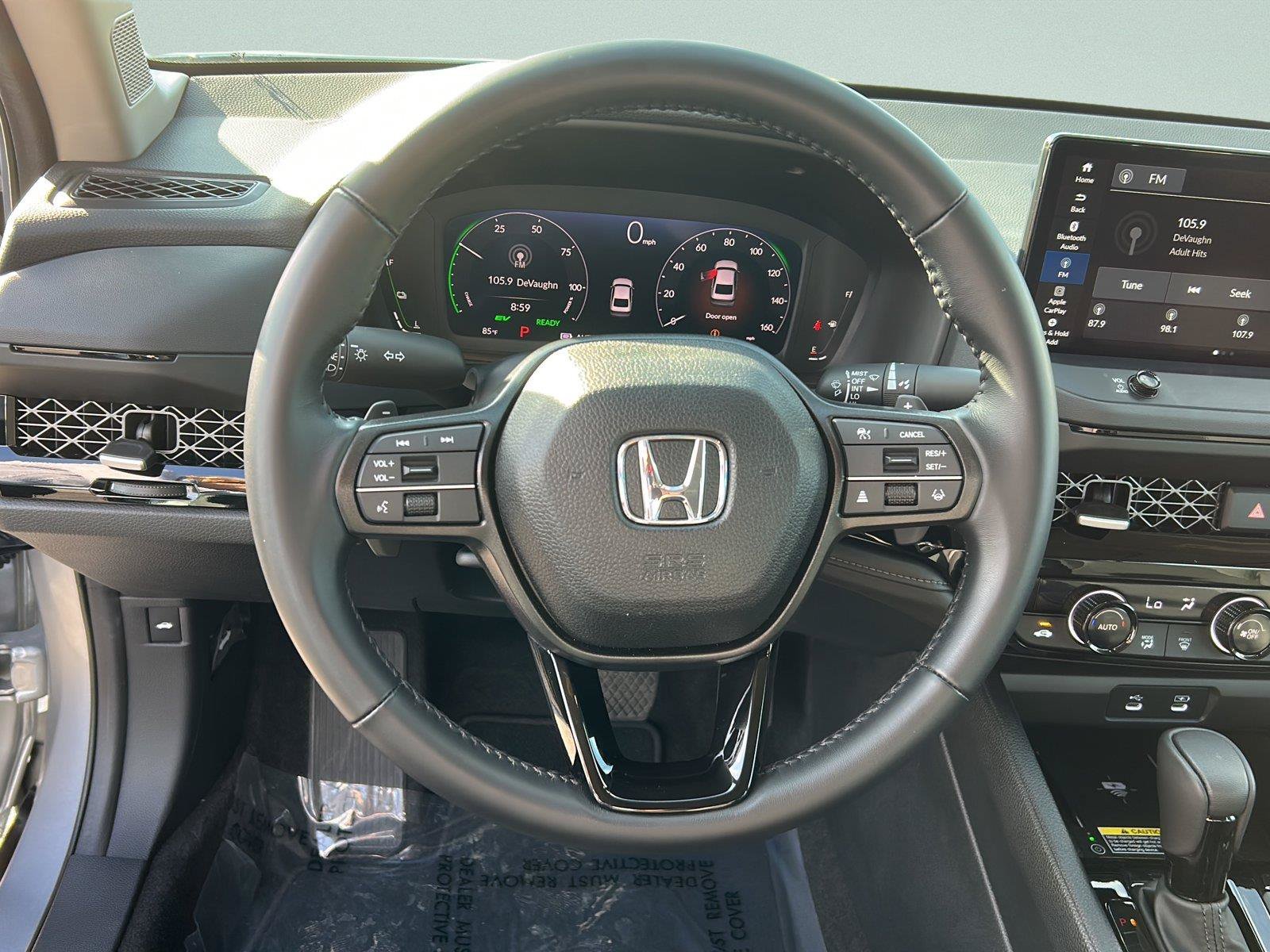 Certified Used 2025 Solar Silver Metallic Honda HYBRID EX-L image 48