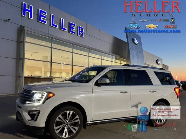Used 2020 White Metallic Ford Limited image 1
