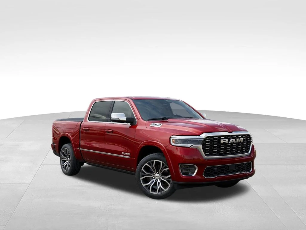 New 2026 Molten Red Pearl-Coat Exterior Paint RAM Tungsten image 5