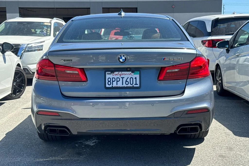 Used 2020 Bluestone Metallic BMW M550i xDrive image 5