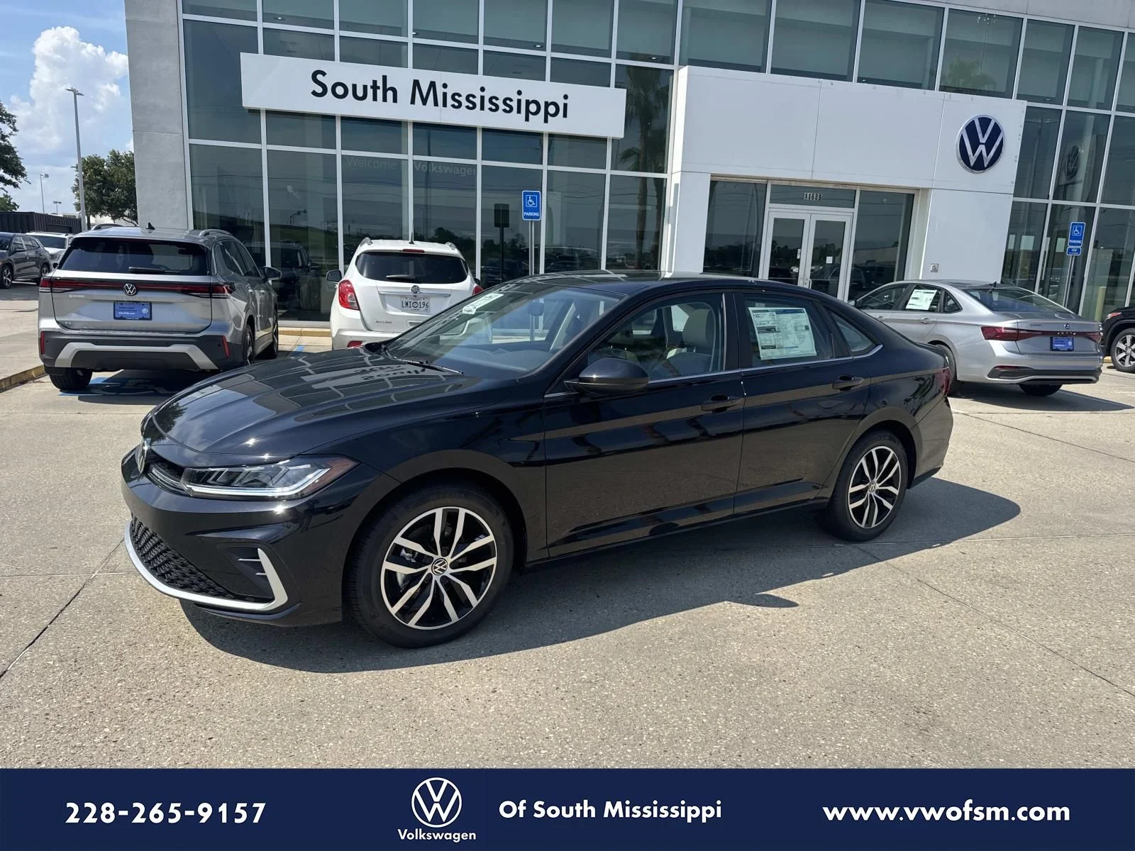 New 2026 Black Volkswagen 1.5T SE image 1