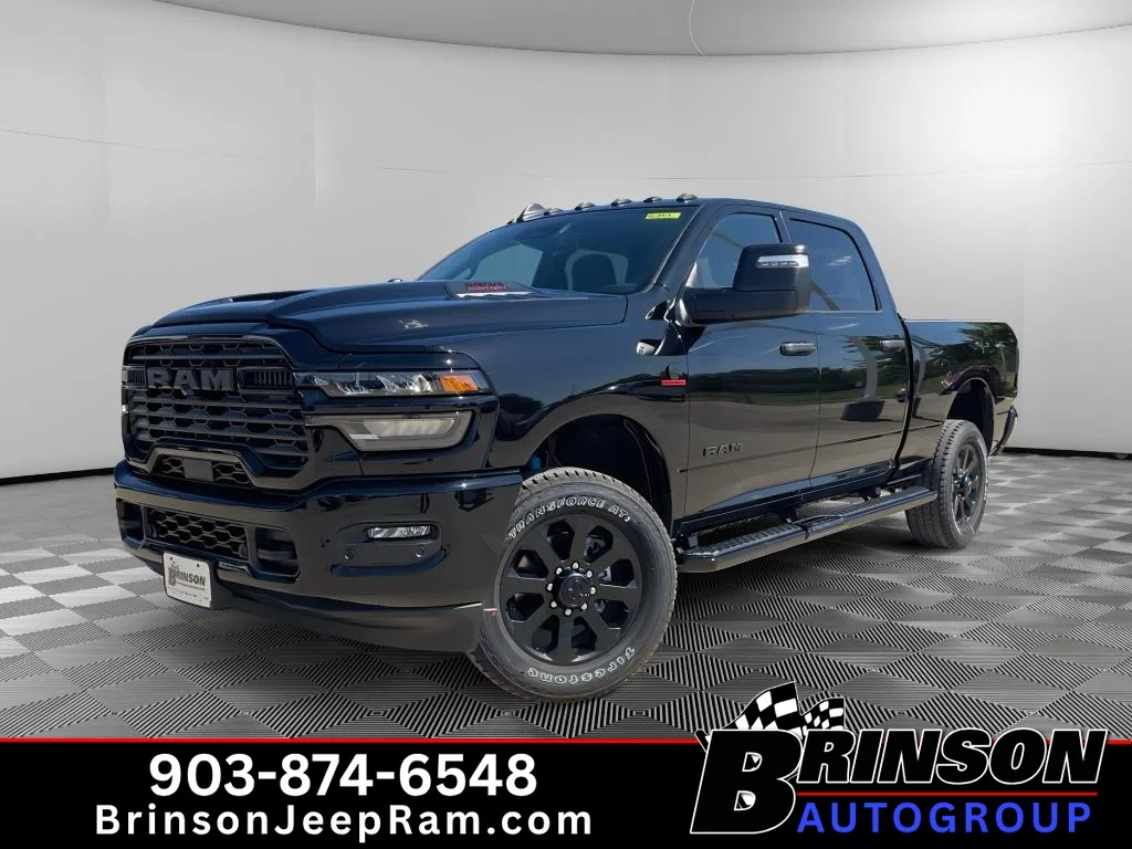 New 2027 Diamond Black Crystal Pearlcoat Ram Lone Star image 1