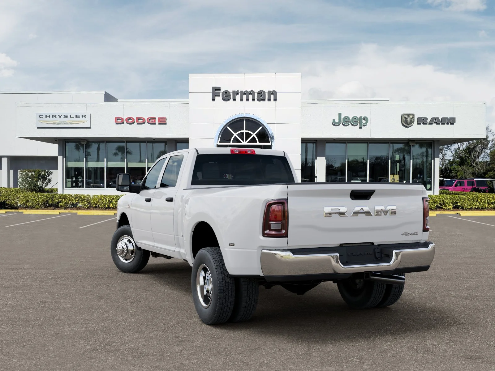 New 2026 Bright White Clear-Coat Exterior Paint RAM Tradesman image 4