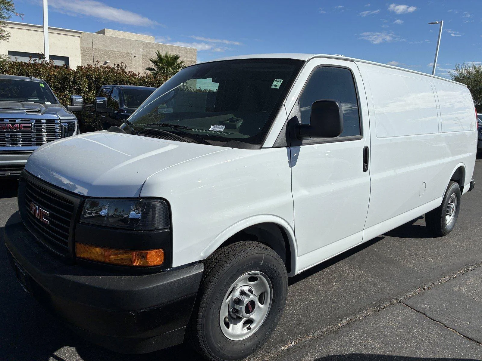 New 2026 Summit White GMC Work Van image 3